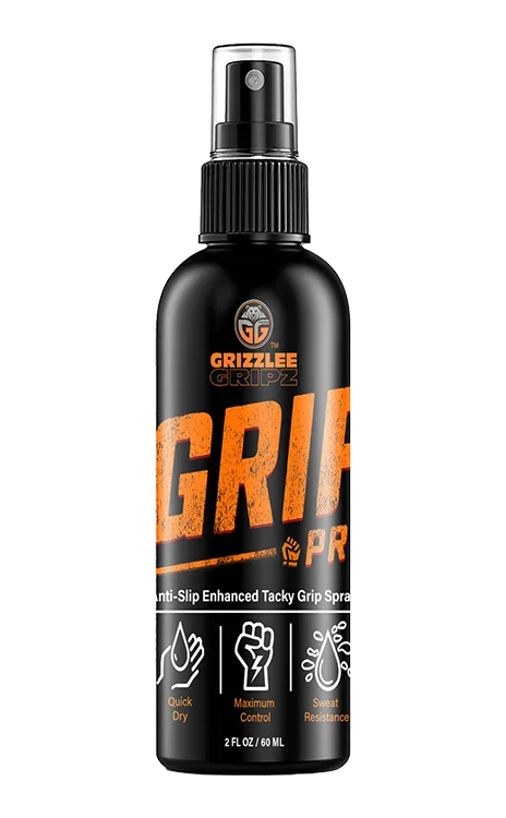GRIP PRO by Grizzlee Gripz | Anti-Slip Tacky Grip Spray for Enhanced Control Grizzlee Gripz Grip Pro mockup image up the #1 over grip spray in pickleball by Grizzlee Gripz