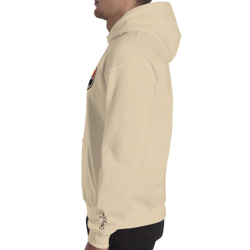 grizzlee gripz sand hoodie left side profile model - Premium Pickleball Overgrip by Grizzlee Gripz